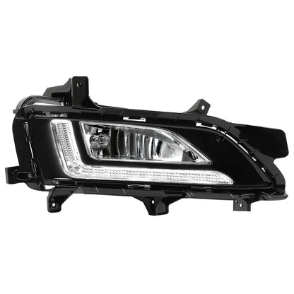 Solid Spare Pair LED&DRL Fog Lights Bumper Lamps LH&RH w/Bulbs For Hyundai Tucson 2019-2021