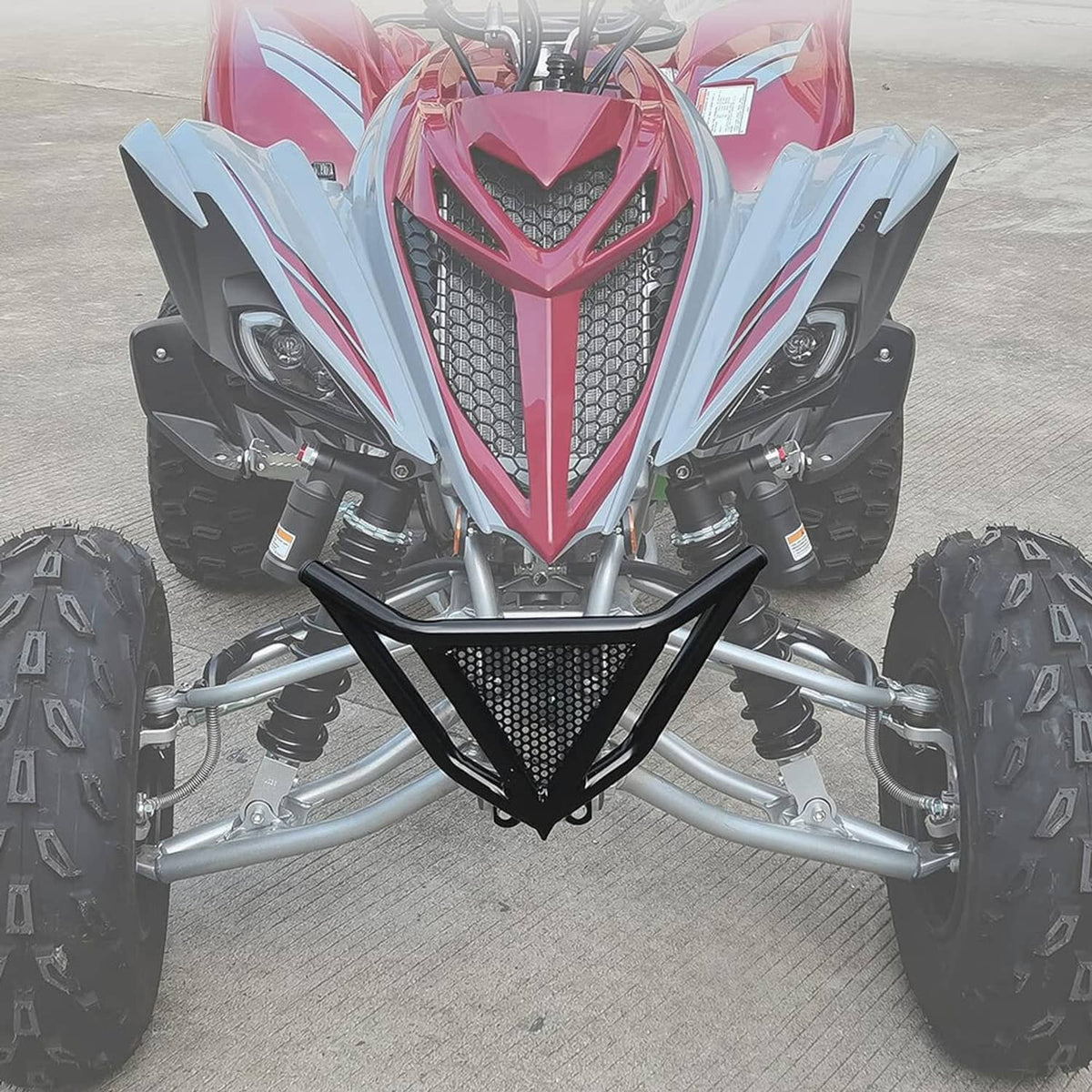 Solidspare Front Bumper Grab Bar Black for ATV Yamaha Raptor 700 2006-2025 700R 2009-2025
