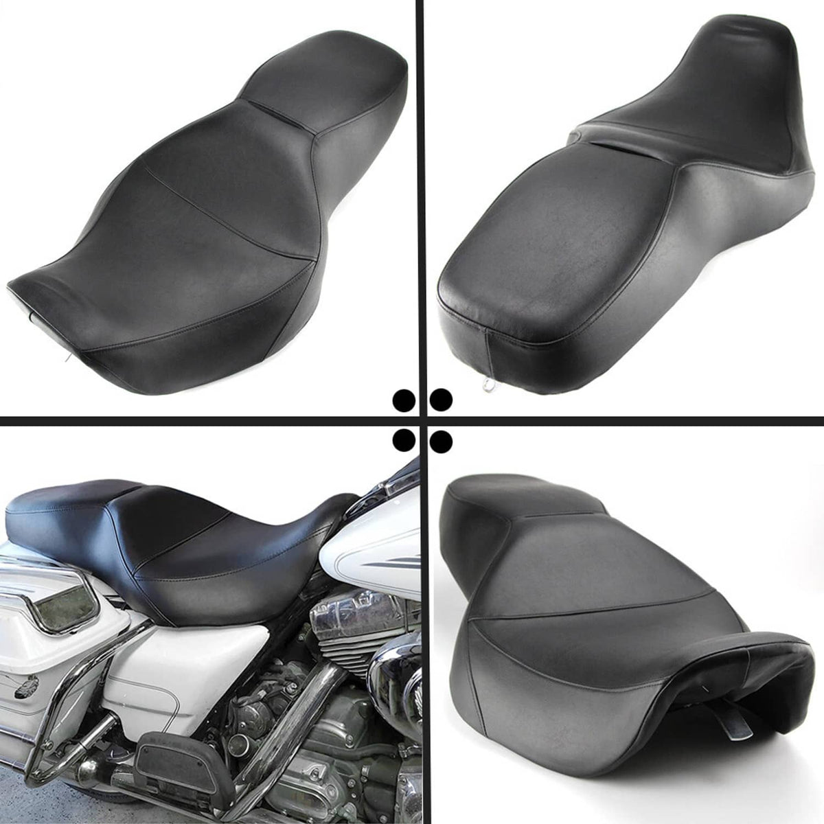 Solidspare Seat For Harley 1997-2007 Road King FLHR 2006-2007 Street Glide FLHX
