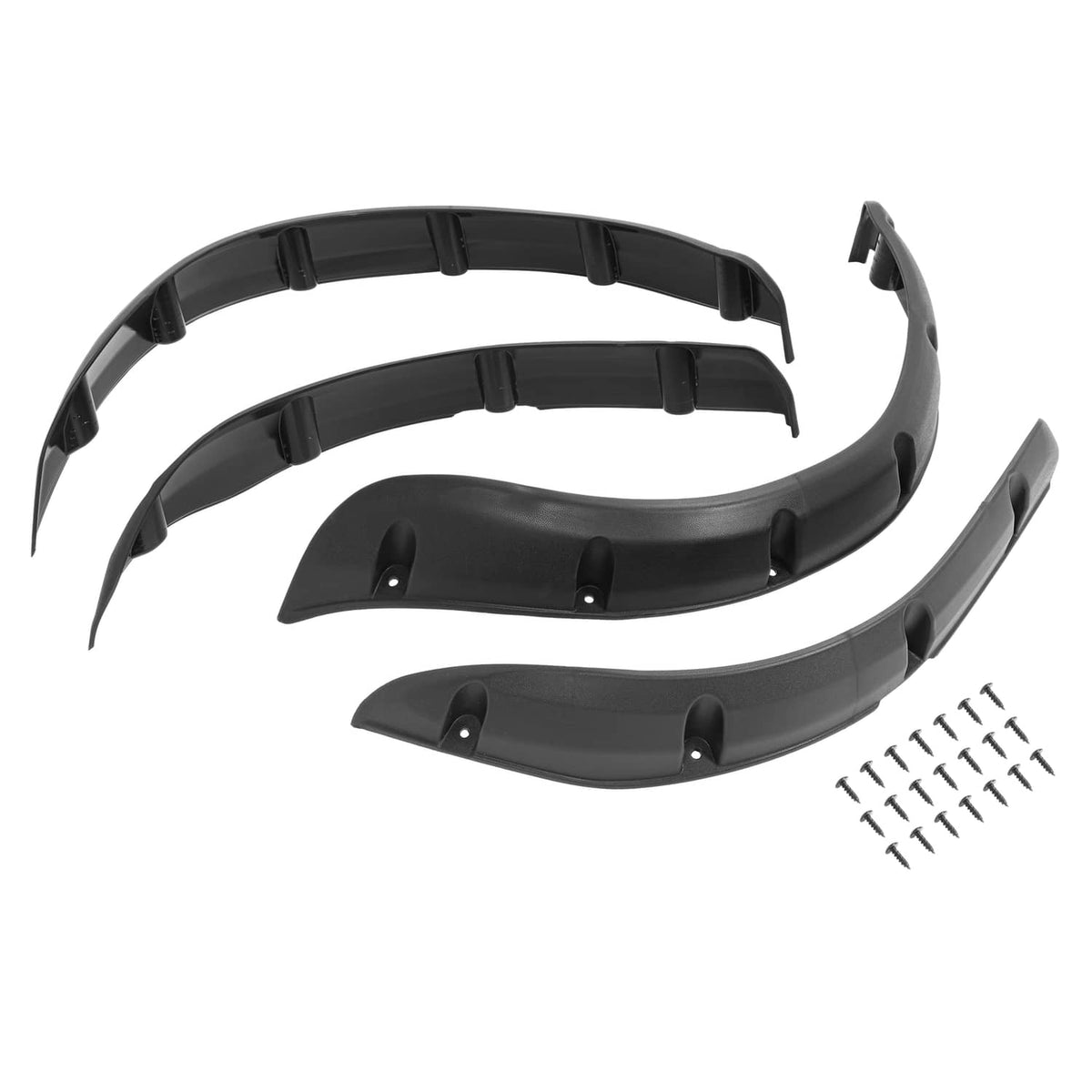 Solidspare 4 PCS Front and Rear Golf Cart Standard Fender Flares Set for Club Car Precedent
