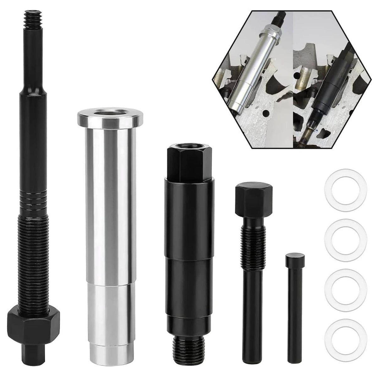 Solidspare New 65600 Broken Spark Plug Remover Kits For Ford Triton 3 Valve 5.4L Engines