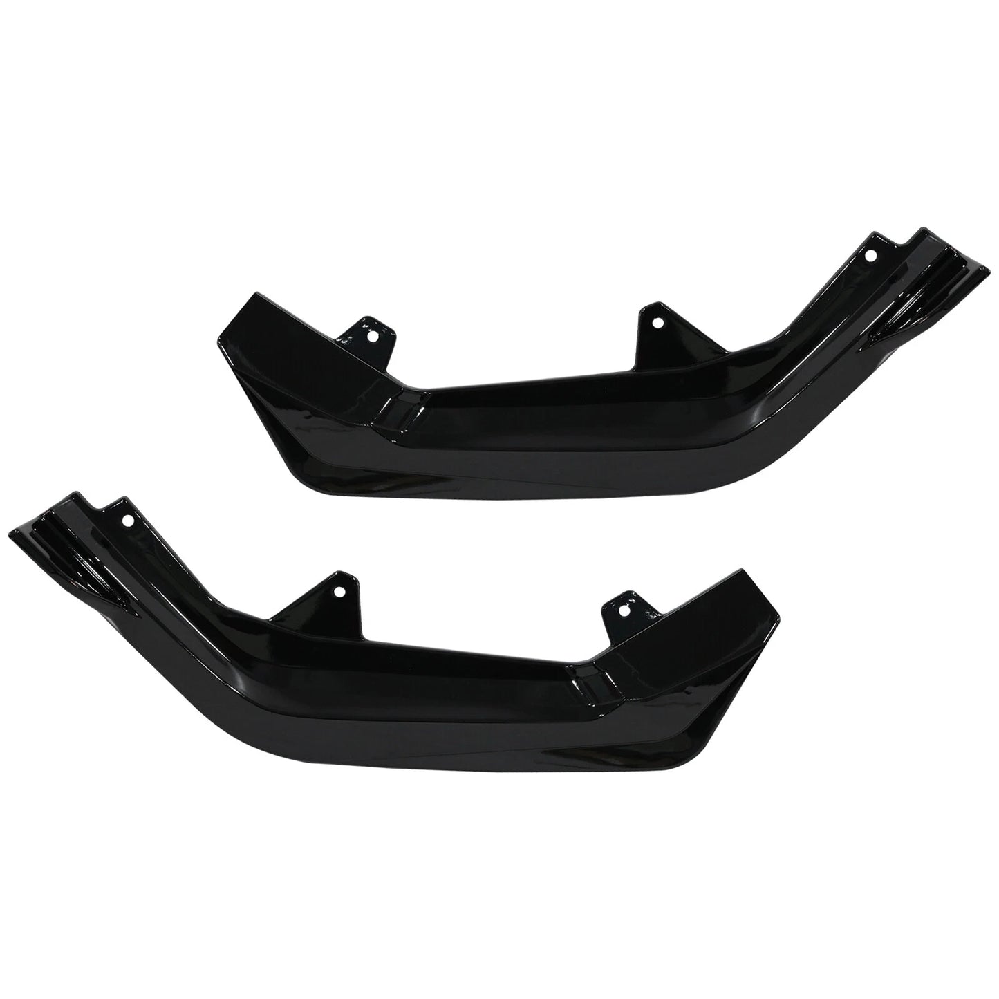 Fit 2022-2024 Honda Civic LX EX Si Gloss Black Front Bumper Lip Splitter 3PCS