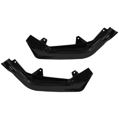 Fit 2022-2024 Honda Civic LX EX Si Gloss Black Front Bumper Lip Splitter 3PCS