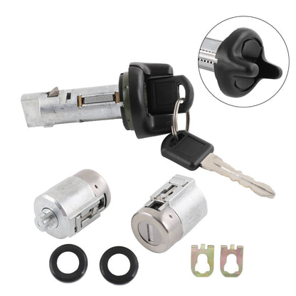 Solidspare Ignition Key Switch Cylinder & Door Lock With Set 2 Keys For Chevy GMC Pickup