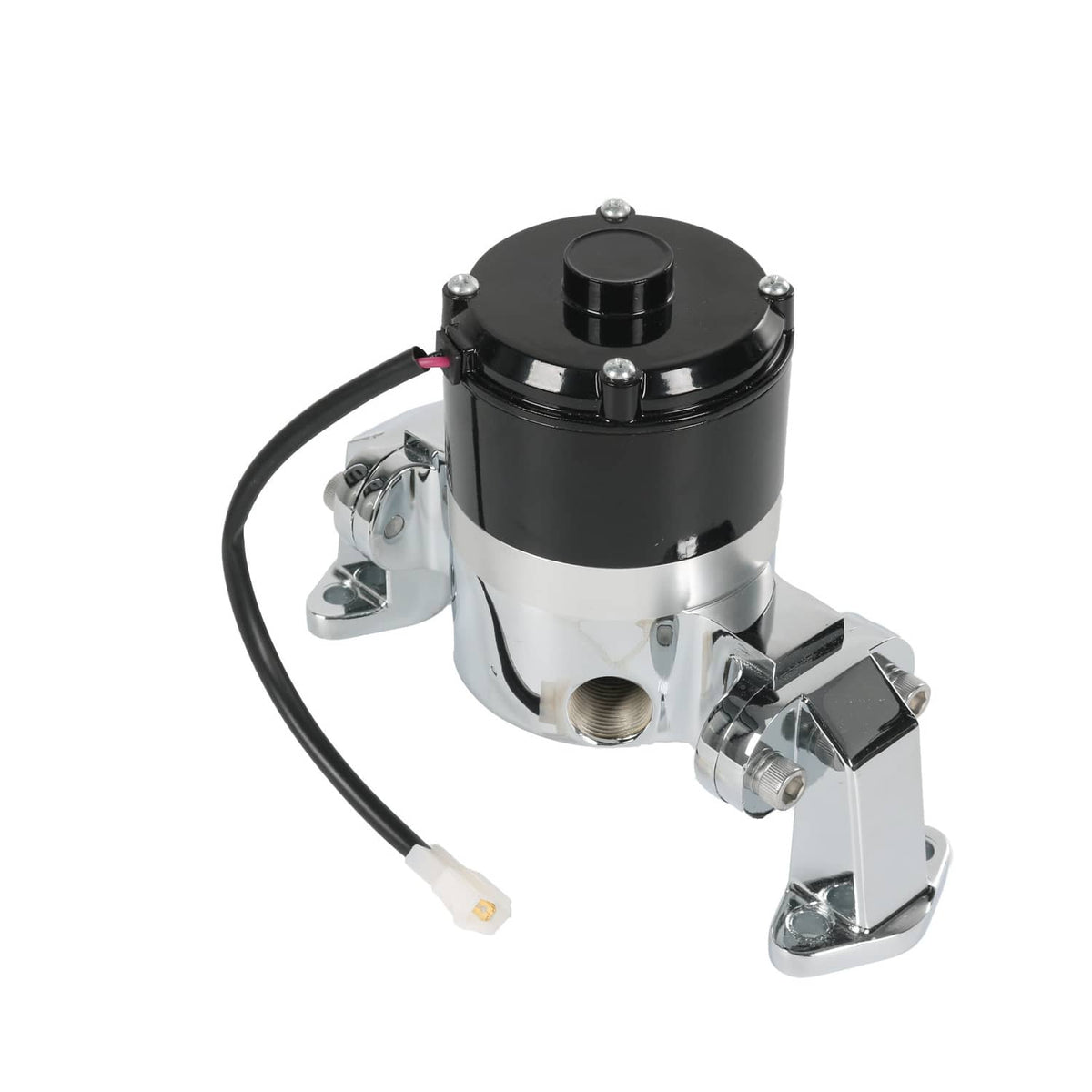Solidspare Chrome High Flow Electric Water Pump for SBC Small Block Chevy 283 327 350 400