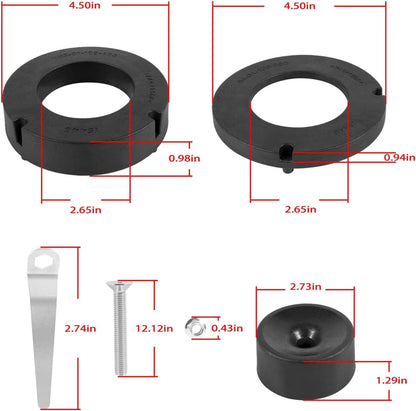 Solidspare 1155300 Front 1.5” Performance Spacer Leveling Kit for Jeep Gladiator 2020-2022
