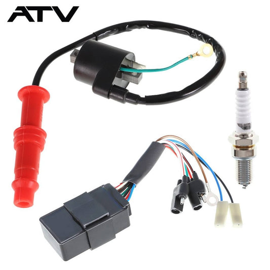 Solidspare Ignition Coil Spark Plug CDI Box For Polaris Sportsman 500 1996-2001 3085564