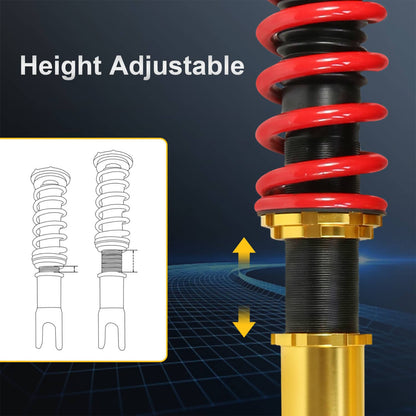Solidspare Coilovers Kits For 2006-2012 Lexus IS350 IS250 Shock Absorbers Struts Adj Height
