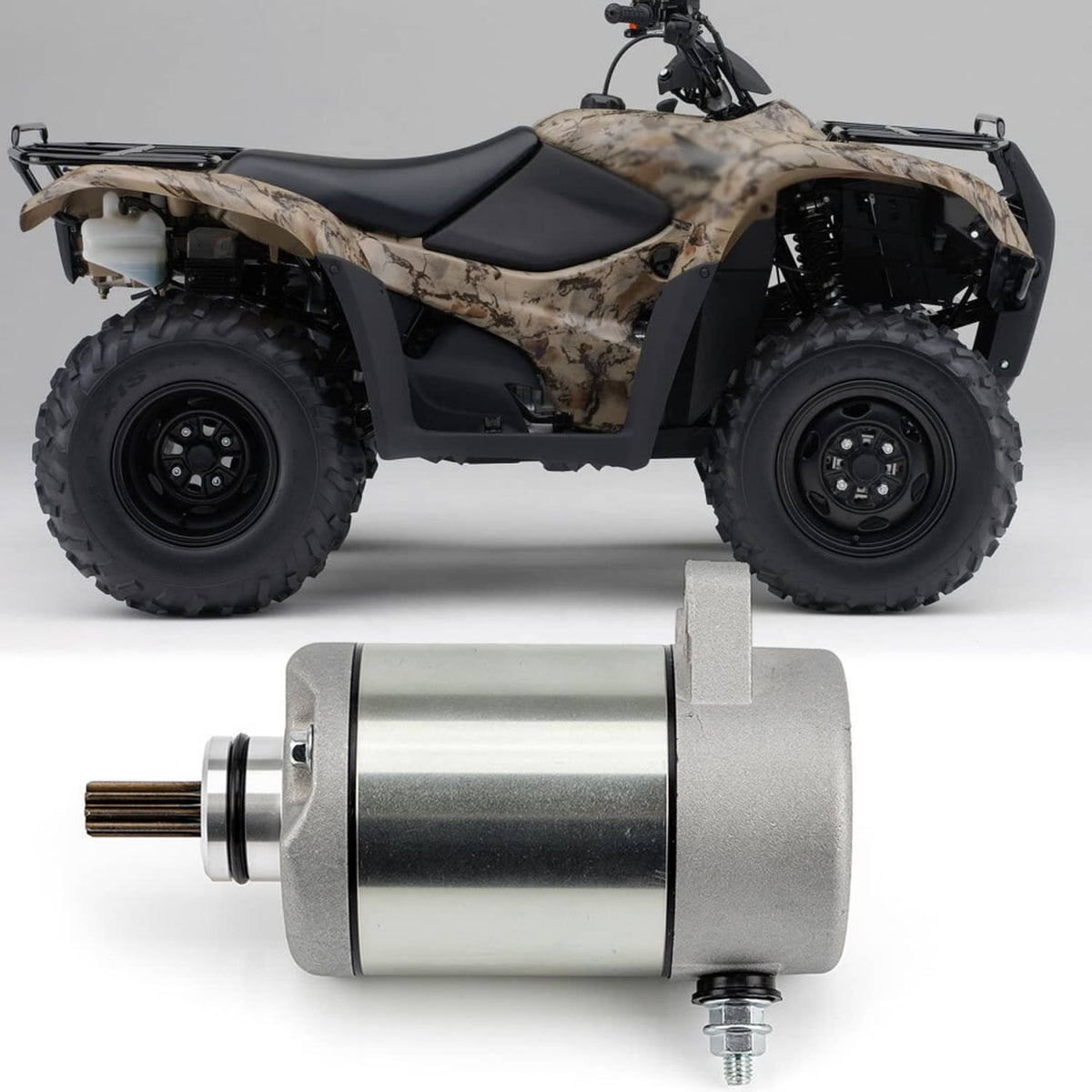 Solidspare For Honda TRX400FA TRX400FGA Rancher AT 2004-2007 Starter Motor / 31200-HN7-003