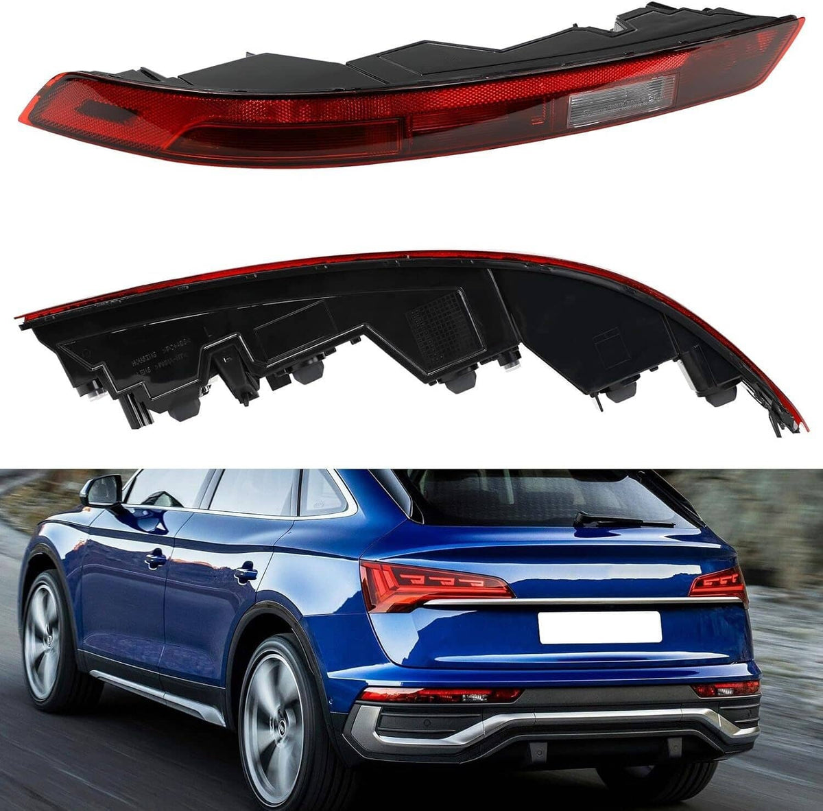 Solidspare Rear Right Bumper Lower Tail Light Brake Stop Lamp 80A945070A For Audi Q5 18-22