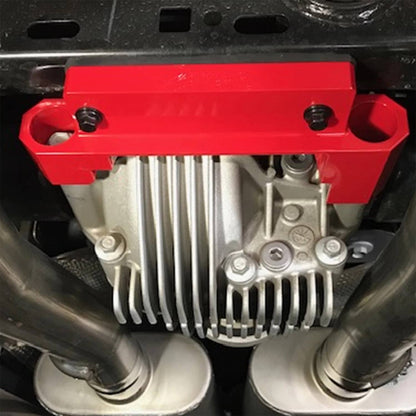 Solid Spare Fit 2015-2023 Dodge Diff Brace Anodized Red SRT Hellcat Scat Redeye Differential