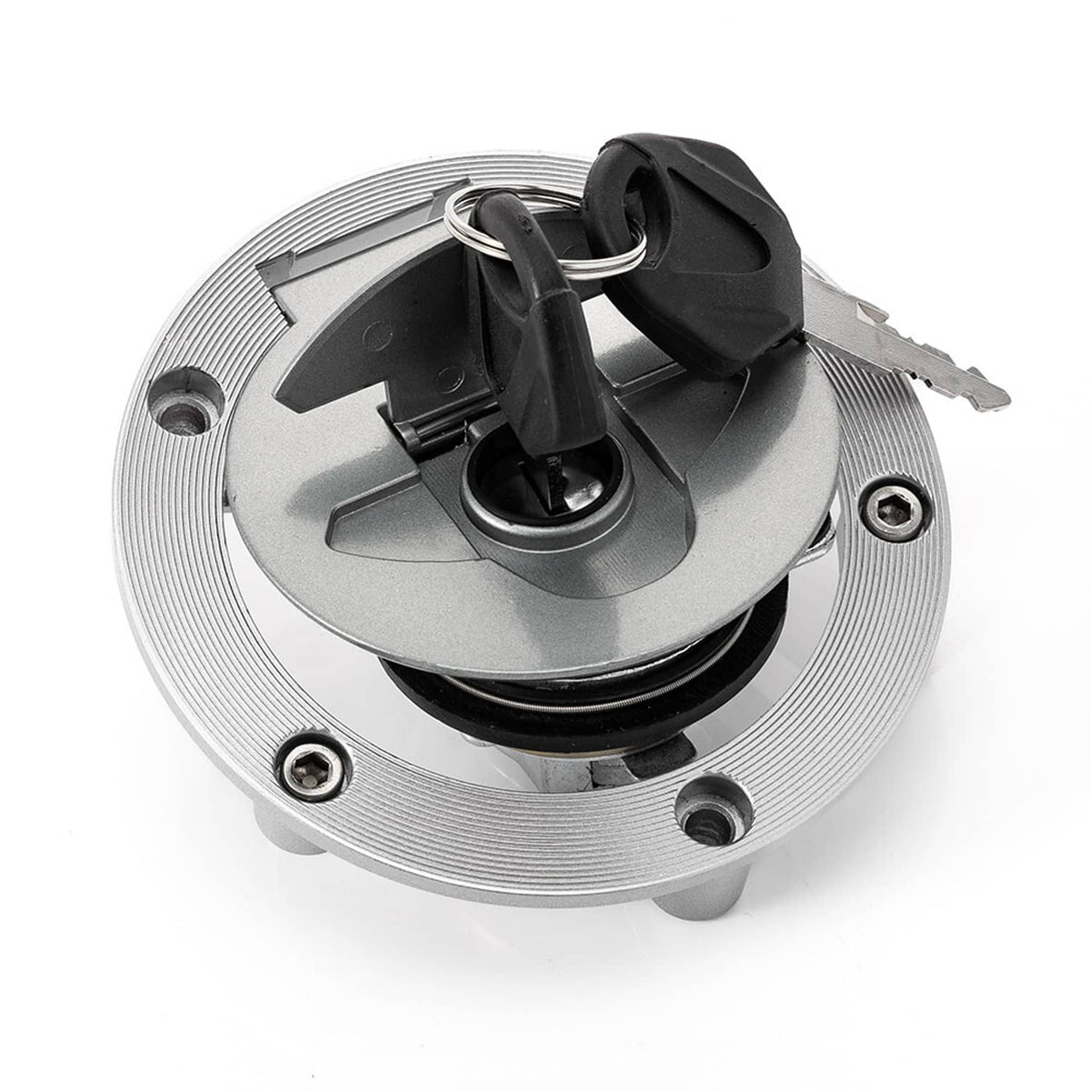 Solidspare Ignition Switch Fuel Gas Cap Seat Lock Key For Yamaha YZF R3 R25 14-18 R6 08-16