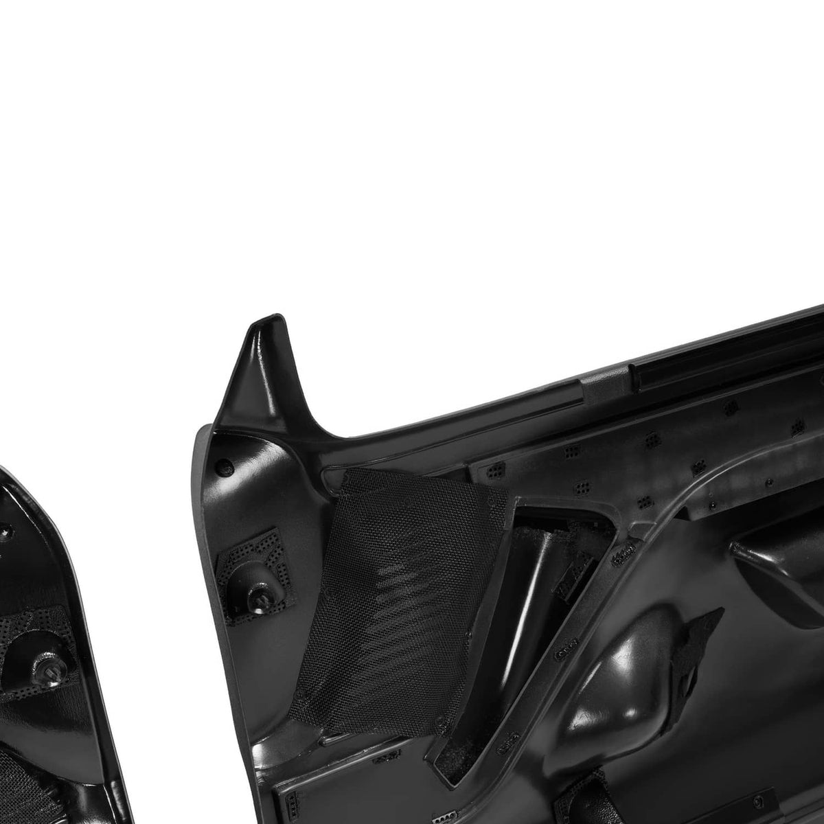 Solid Spare Inner Door Panels For Ford F150 F250 F350 92-97 /Bronco 92-96 Pair Black