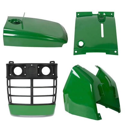 Solidspare For John Deere 4200 4210 4300 4310 4400 4410 Grille + Upper Hood + Cowl Covers