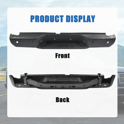 Solidspare Rear Steel Step Bumper Assembly W/ Sensor Holes For 2013-2021 Nissan Frontier