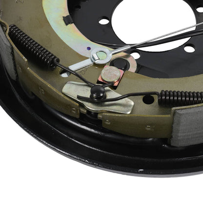 Solidspare Pair Electric Trailer Brake 12" x 2" Self-Adjusting Assembly For 7000 lbs Axle-