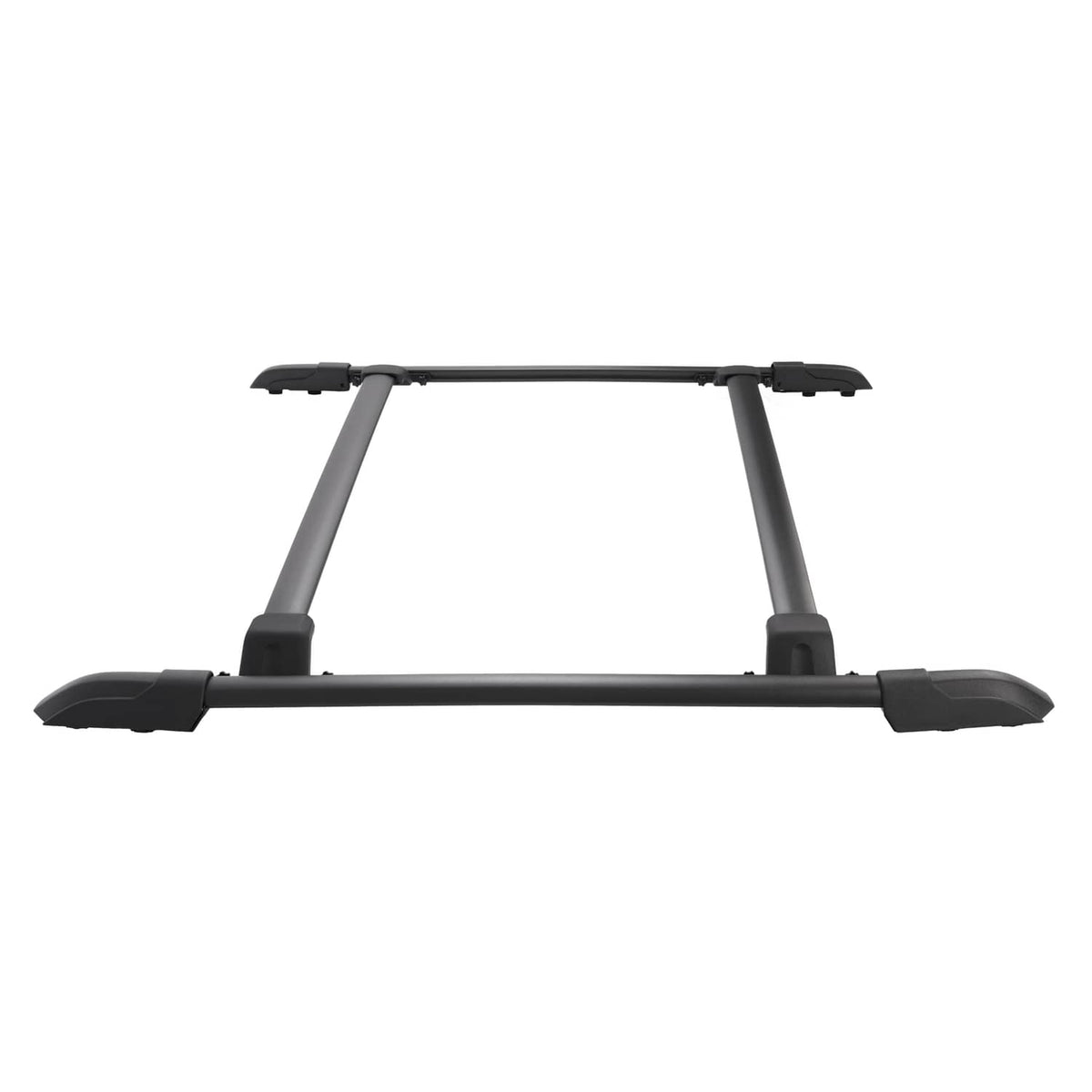 Solid Spare For Honda Pilot 2009-2015 Black 4Pcs Roof Rack Rails Cross Bar Side Rail