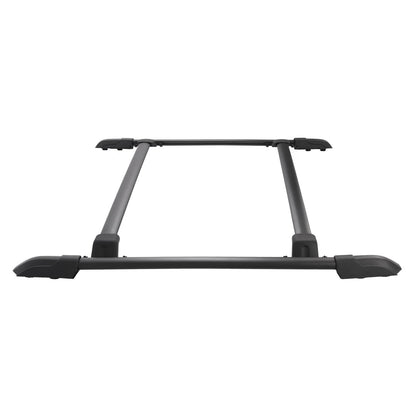 Solid Spare For Honda Pilot 2009-2015 Black 4Pcs Roof Rack Rails Cross Bar Side Rail