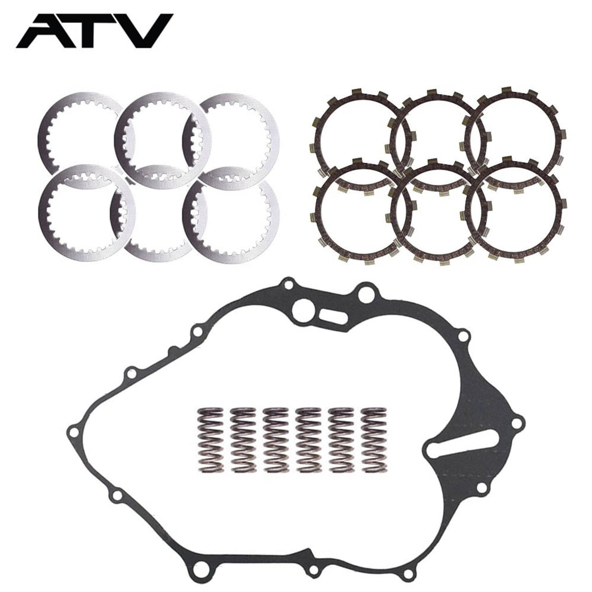 Solidspare Clutch Kit Heavy Duty Springs & Gasket for Yamaha YFM660R Raptor 660R 2001-2005