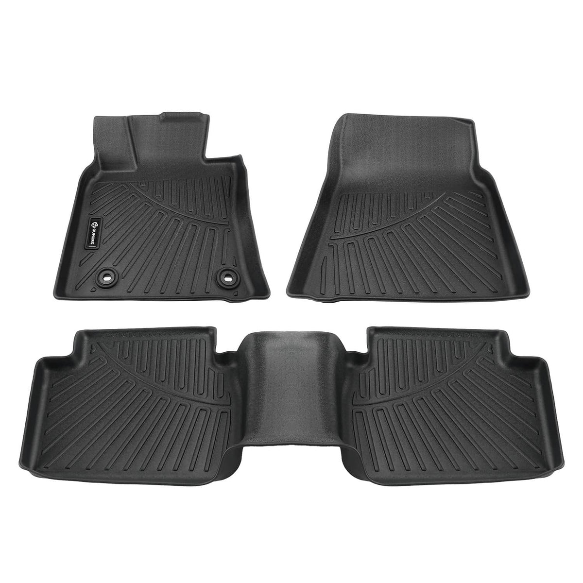 Solidspare Floor Mats Liner TPE All Weather Protection For 2018-2024 Toyota Camry Gas FWD