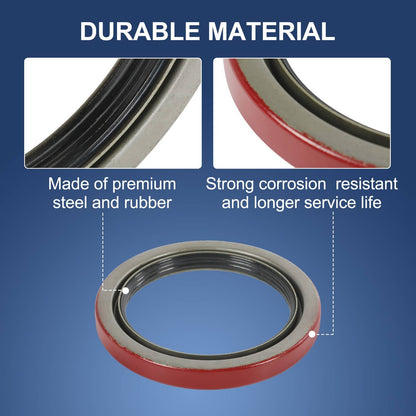 Solidspare 4Pcs Oil Seal Replacement for Dexter 010-051-00 Grease 9K 10K 10-51 Trailer Axle