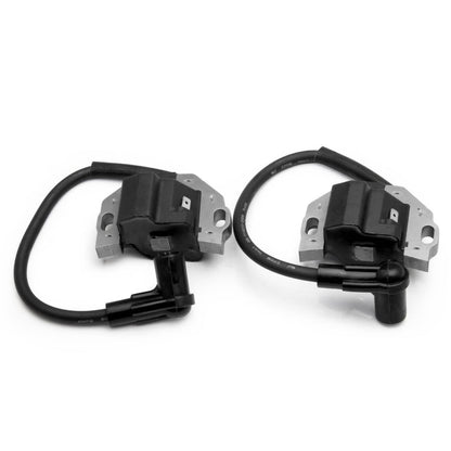 Solidspare 2Pcs Ignition Coil w/ Spark Plug For KAWASAKI FR FS FX Series Engines 21171-0743