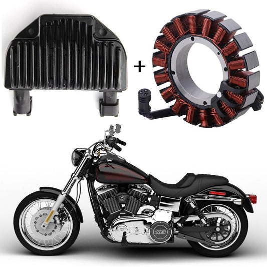 Solidspare For Harley Dyna 2008-2016 Magneto Stator Coil and Voltage Regulator Rectifier US