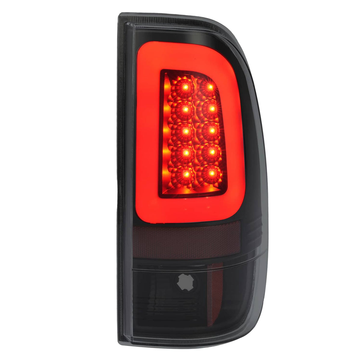 Solid Spare For Ford F250 F350 F450 2008-2016 SD SuperDuty LED Bar Tail Lights Black Smoke