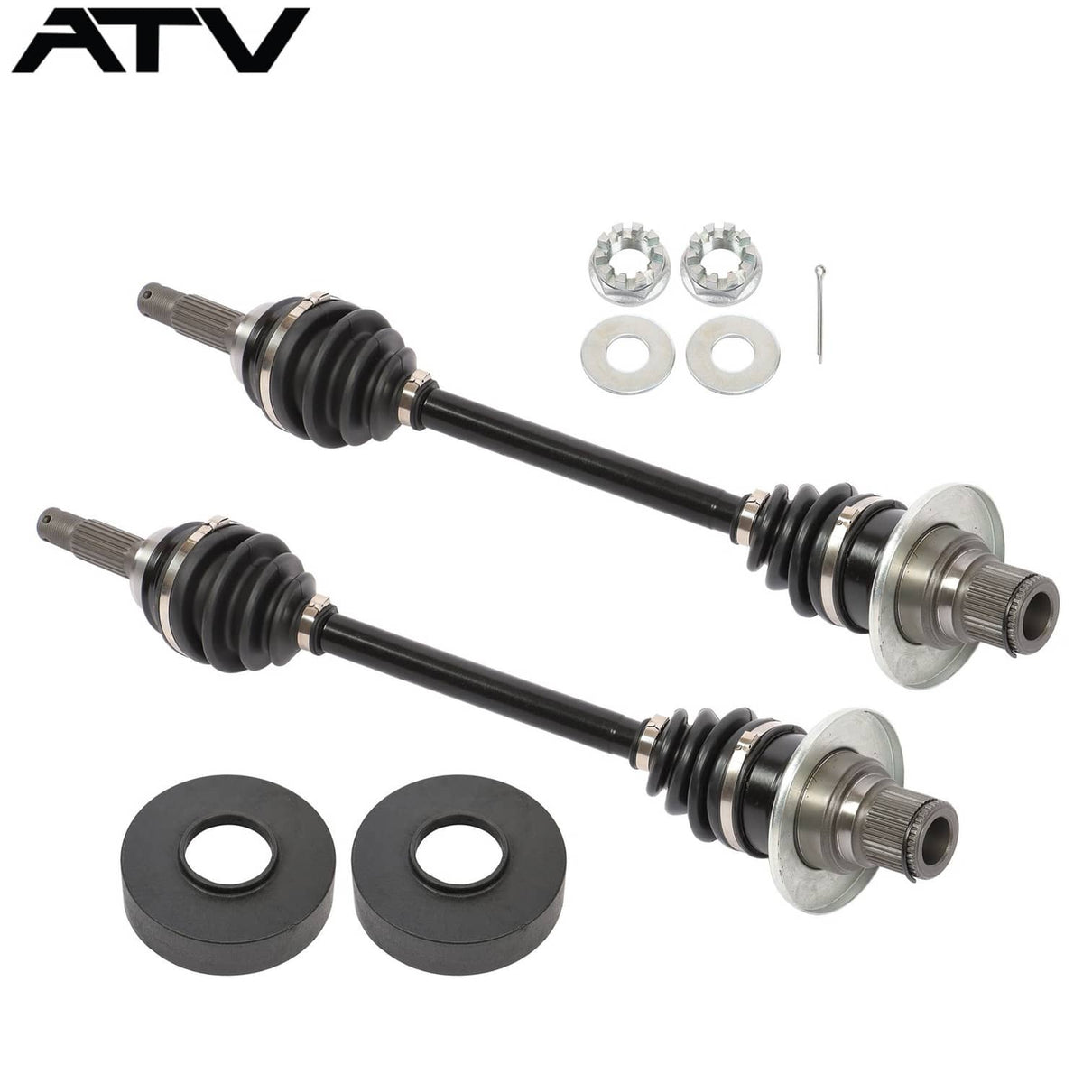 Solidspare 64901-31G4 Rear Left Right CV Axles Drive Shaft For Suzuki King Quad 450 500 750