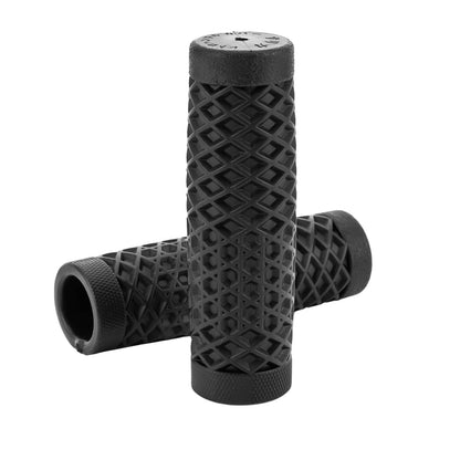 Solidspare Universal 1" 1-1/8'' Motorcycle Handlebar Hand Grips for Harley Dyna Sportster