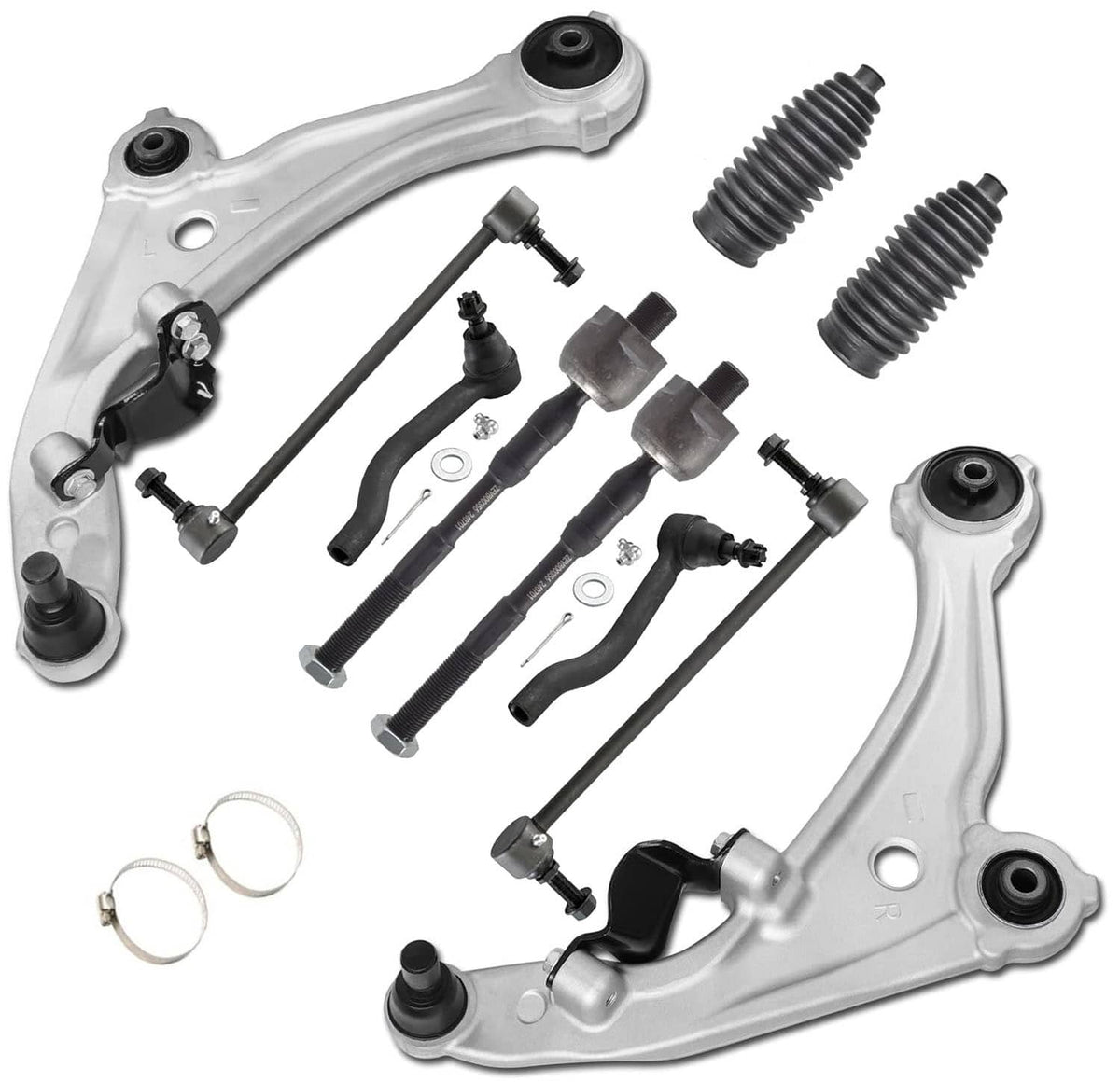 Solidspare For 2007-2013 Nissan Altima Front Lower Control Arm Ball Joints Tie Rod Sway Bar