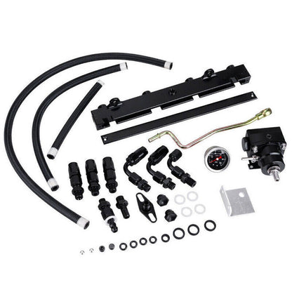 Solidspare K20 K24 Tucked Fuel Line System Kit for K-Series K-Swaps DC2 EG EK Civic Integra