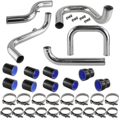Solidspare Blue Intercooler Pipe Tube Kit for Honda Civic 1992-2000 Acura Integra 1994-2001
