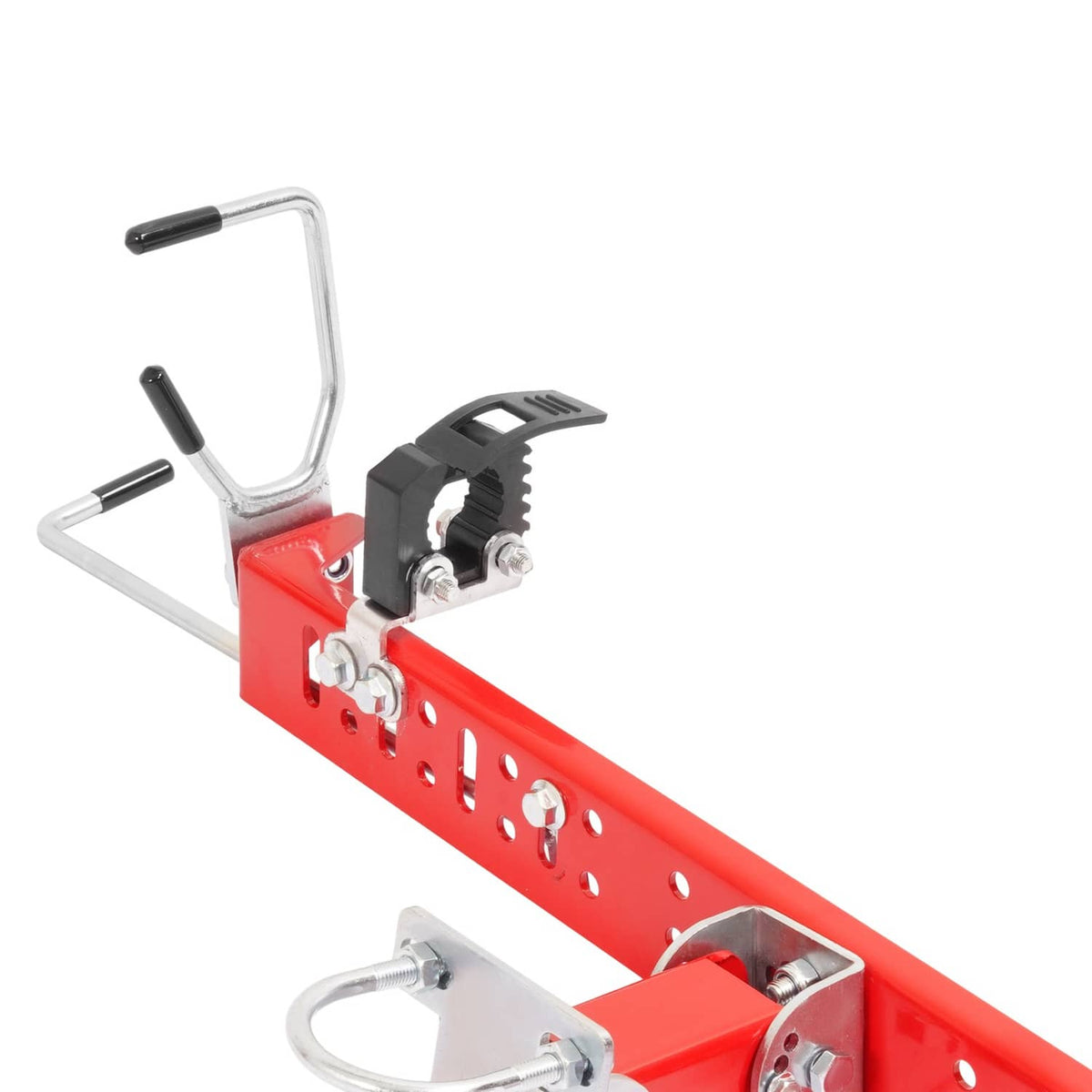 Solidspare Red Trimmer Rack Enhancing safety For lawn Mower 1"-2" Roll Bar Trimmer Holder