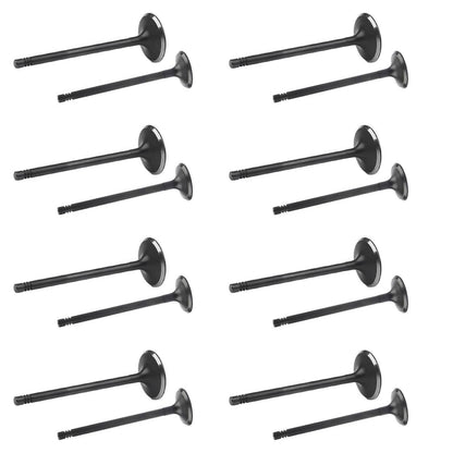Solidspare 16Pcs Intake Exhaust Valves For 07-17 Chevrolet GM Buick Saturn 2.0L 2.4L Engine