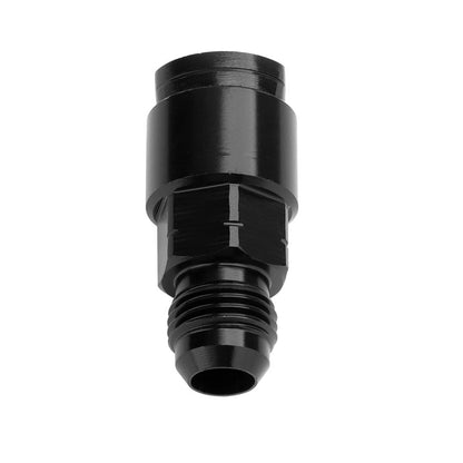Solidspare Black 8 AN Fuel Adapter Fitting to 3/8 GM Quick Connect LS W/ Thread Female
