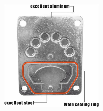 Solid Spare Air Compressor Valve Plate Z-AC-0032 AC0032 for Porter Cable Steel+Aluminum New