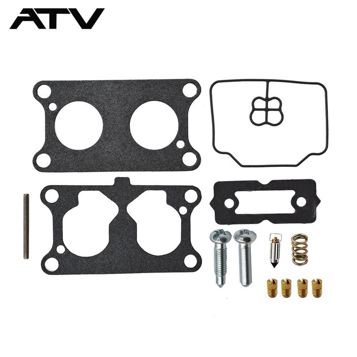 Solidspare Generic Carburetor Repair/Rebuild Kit For Kawasaki Mule 1993-2008 3000/3010/3020