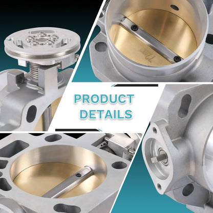 Solidspare JDMSPEED Billet 72mm Throttle Body For K-Series K20 K24 PRB/PRC/RBC/RRC