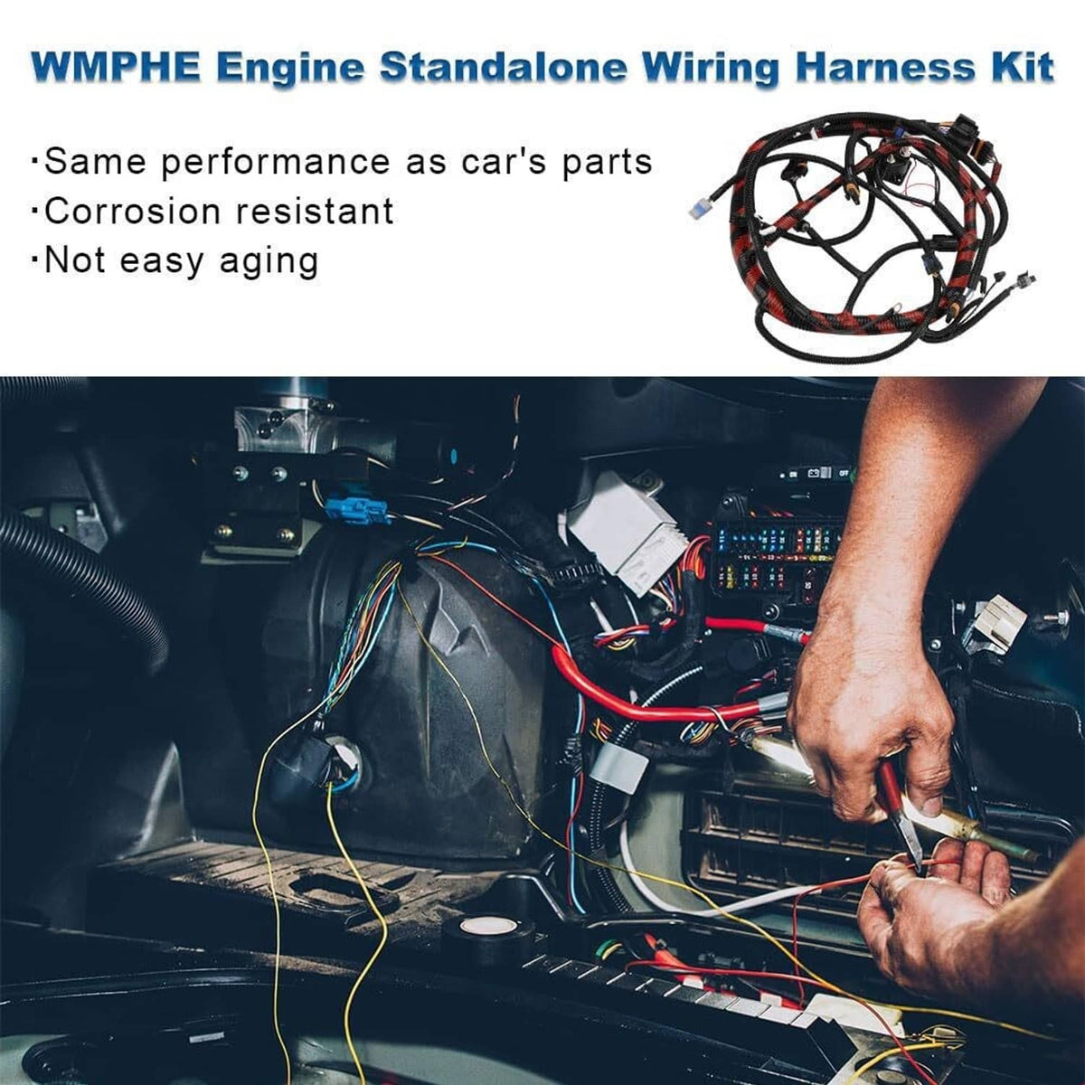 Solidspare Turbo Direct Injected Wire harness F6TZ9A451F For 1994-1996 Ford F250 350 7.3L
