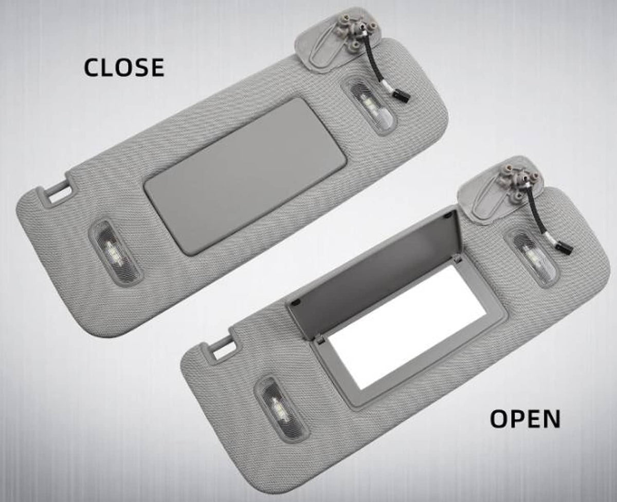 Solidspare Right Side Sunvisor 23459643 For 2015-2019 Chevrolet Silverado 1500 2500 3500