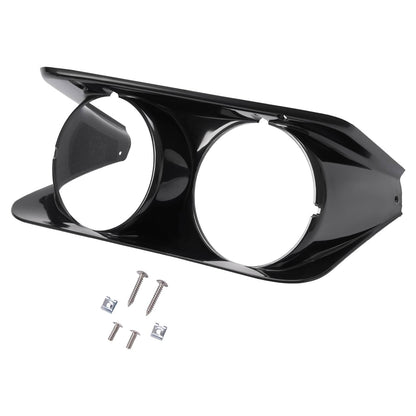 Solid Spare Black Headlight Bezel Trim Driver Side LH For Chevrolet C3 Corvette 1968-1982