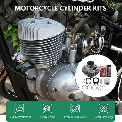 Solidspare Cylinder Piston Gaskets Top End Rebuild Kit For 2000-2006 Honda Rancher TRX350