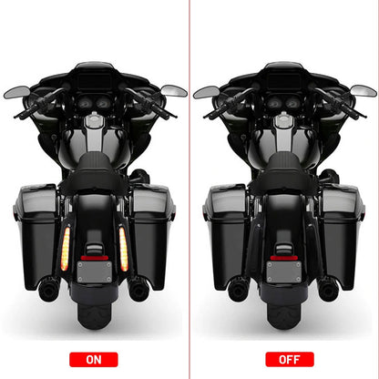 Solidspare Rear Fender Fascia w/LED Tail Light For 2009-13 Harley Street Road Electra Glide