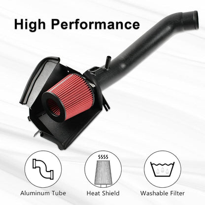 Solidspare Cold Air Intake System For 12-15 BMW 335i/14-16 435i M235i /16 M2 N55 3.0L Turbo