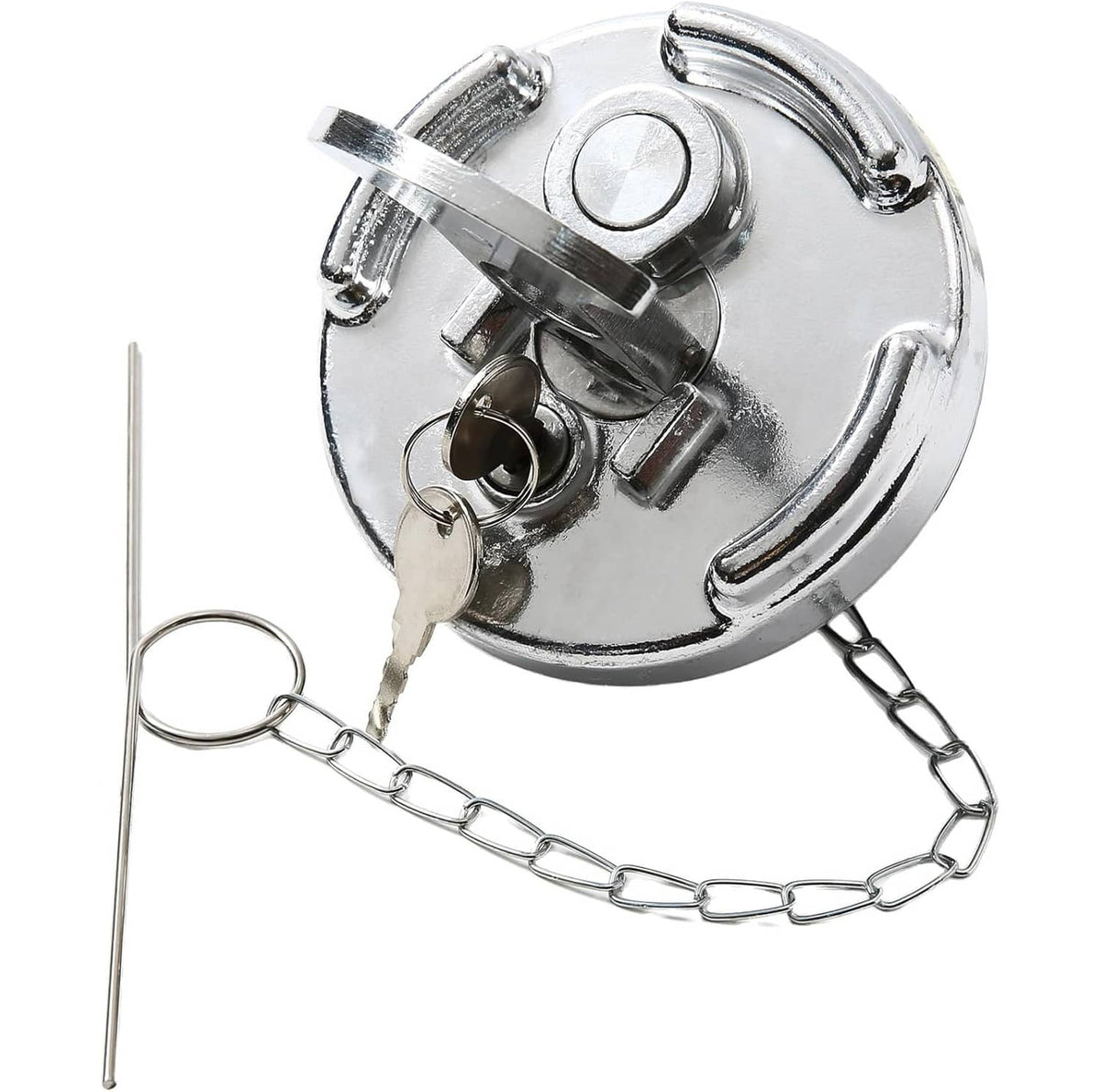 Solidspare New For Peterbilt Aluminum Locking Diesel Fuel Cap Replaces# 11-04859-200 600212