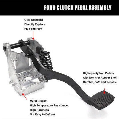 Solidspare Clutch Pedal Assembly w/ Bracket For 99-2003 Ford Super Duty F250 F350 F450 F550