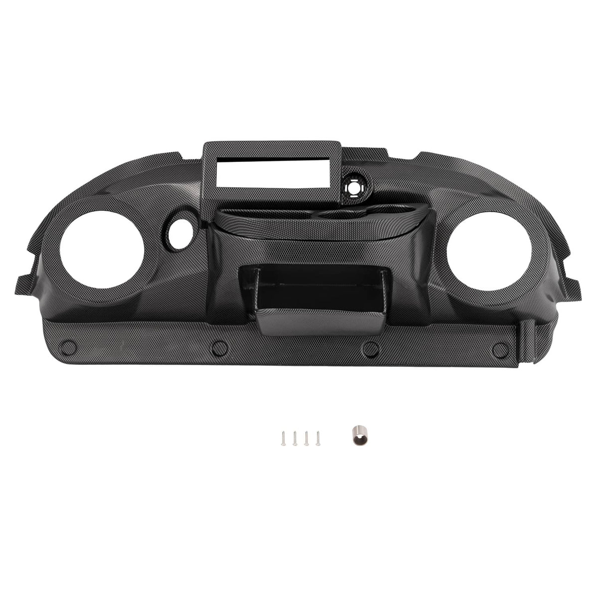 Solidspare For Club Car Precedent Carbon Fiber Style Golf Cart Radio Dash Dashboard Cover