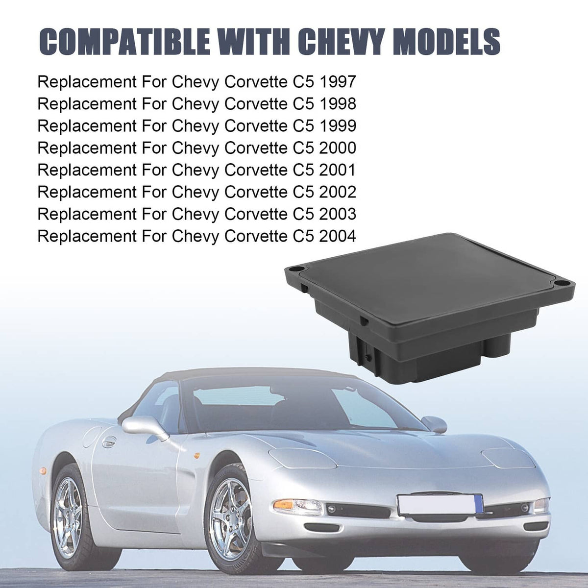 Solidspare Headlight Lamp Module Actuator Control Relay For 1997-2004 Chevrolet Corvette C5