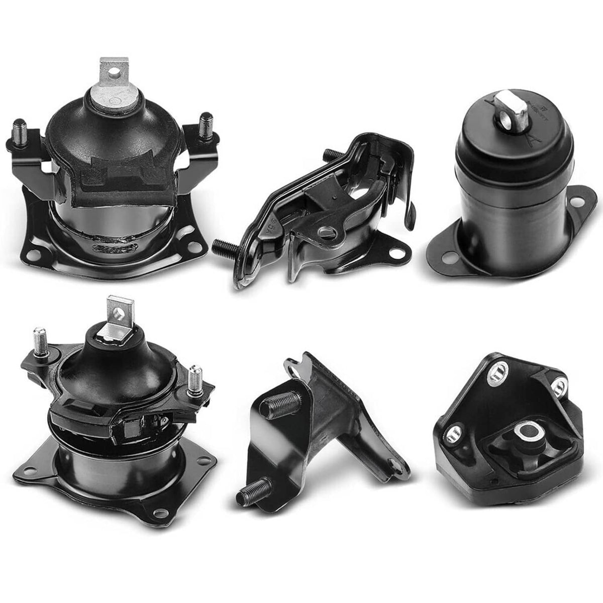 Solidspare 6PCS Engine Motor & Transmission Mount Set For 2003-2007 Honda Accord 2.4L Auto